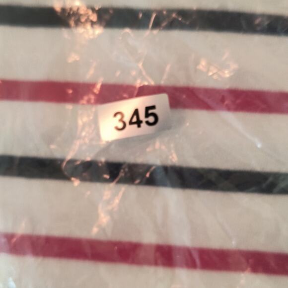 Liz Claiborne Striped Tee Women's Sz L Multicolor Long sleeve Boatneck pullover - Picture 11 of 11